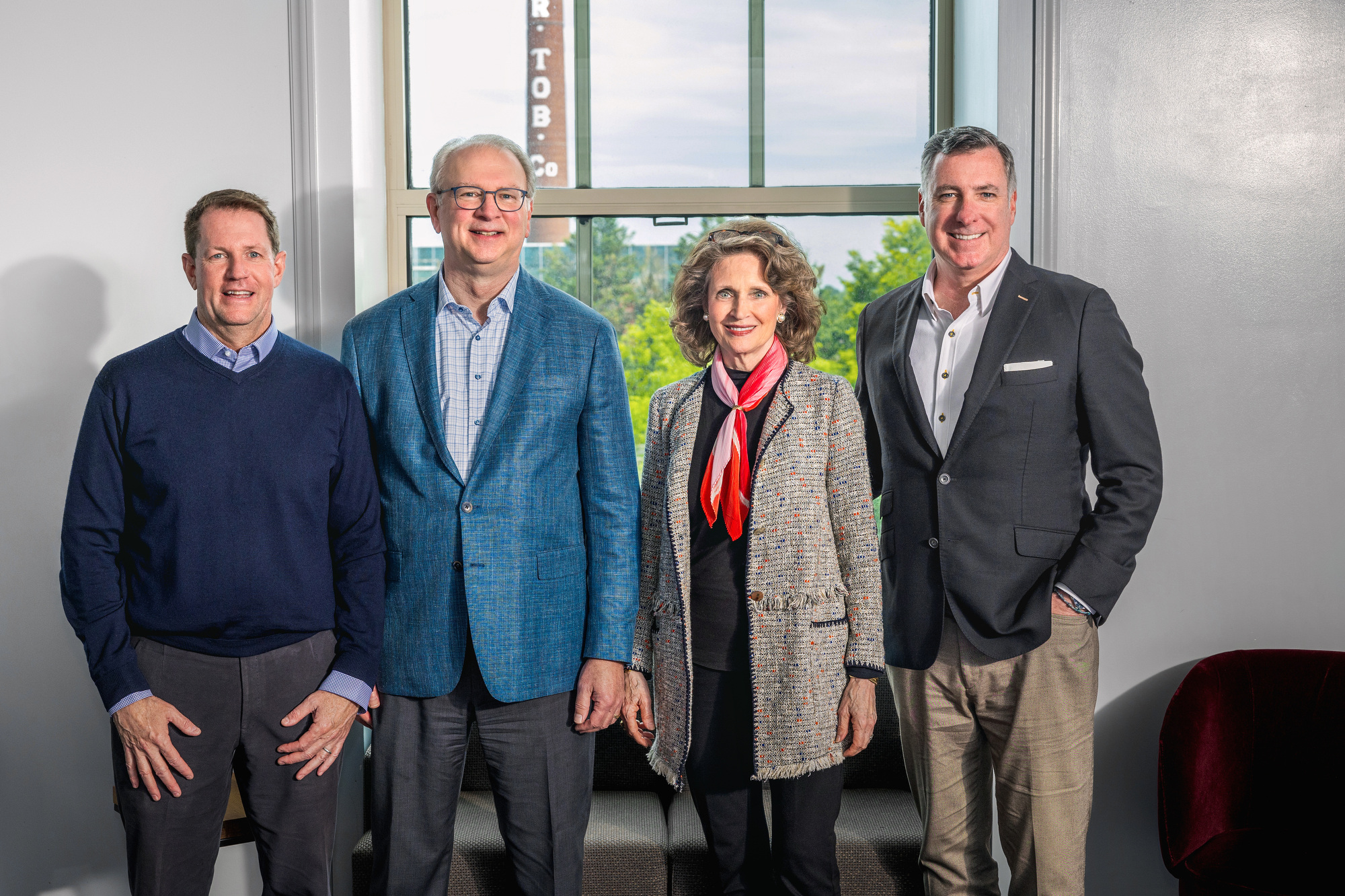 Verger celebrated with leaders