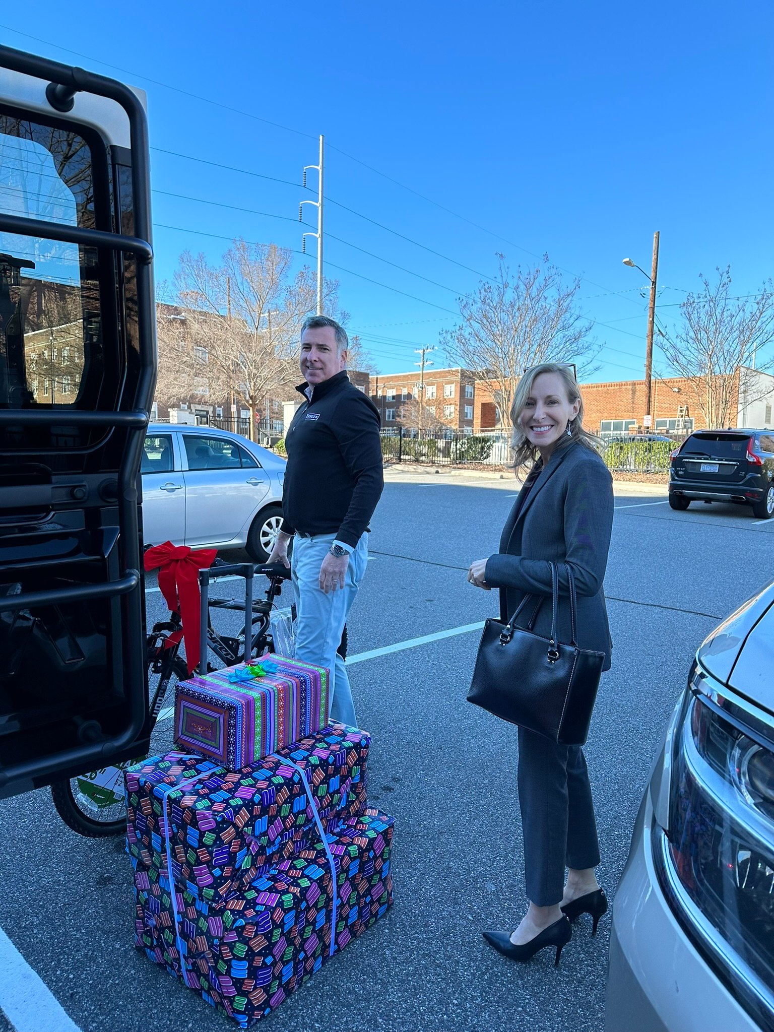 Verger supports local family with gifts for Angel Tree