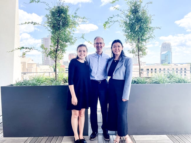 Photo: Isabel Walter, Craig Thomas, and Kaylynn Xia