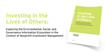 Whitepaper: The ESG Information Ecosystem for Non-Profit Investment Management