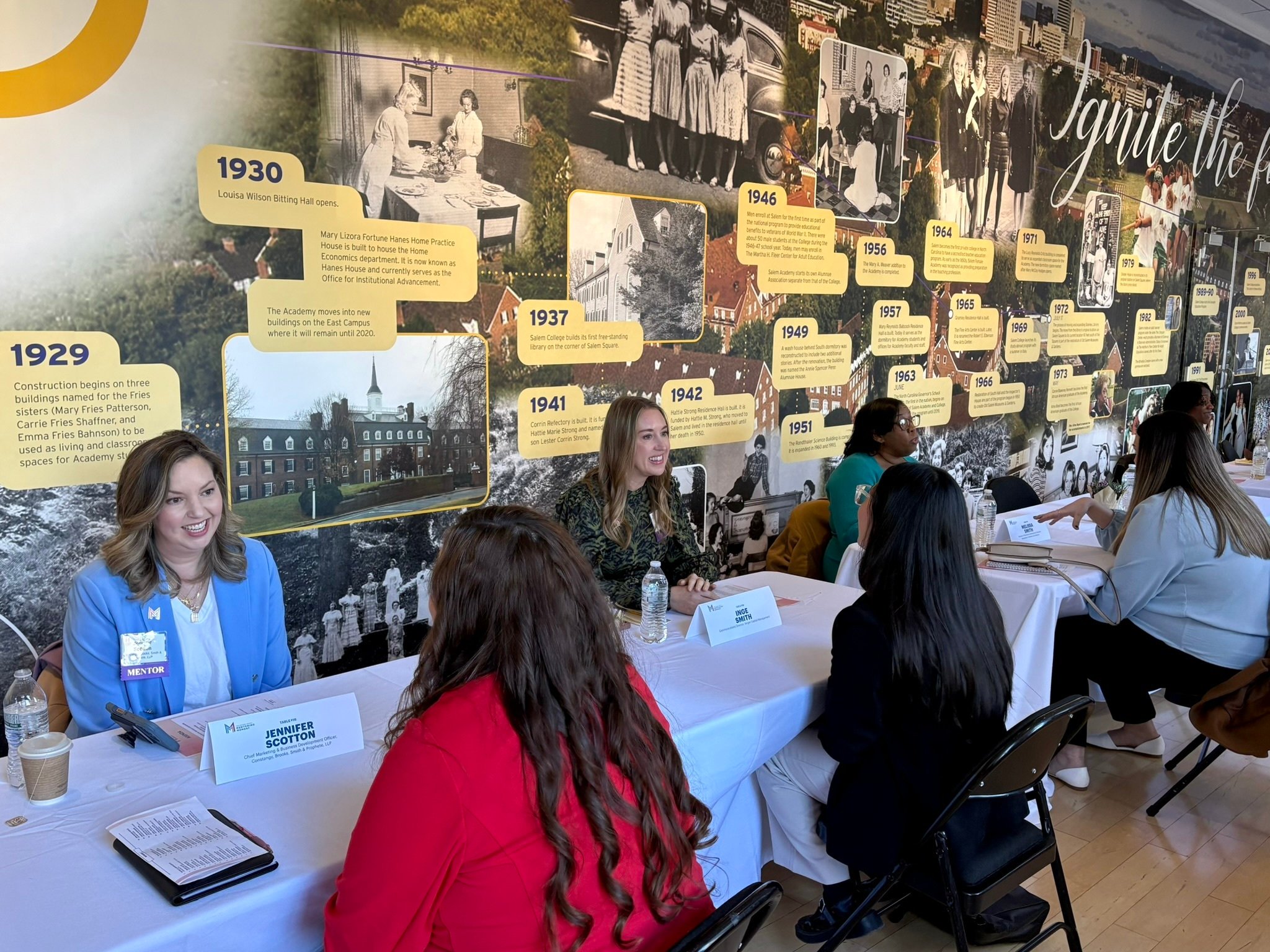 Inge Smith serves as a mentor