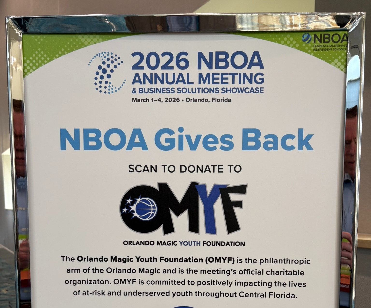 NBOA Gives Back OMYF-1
