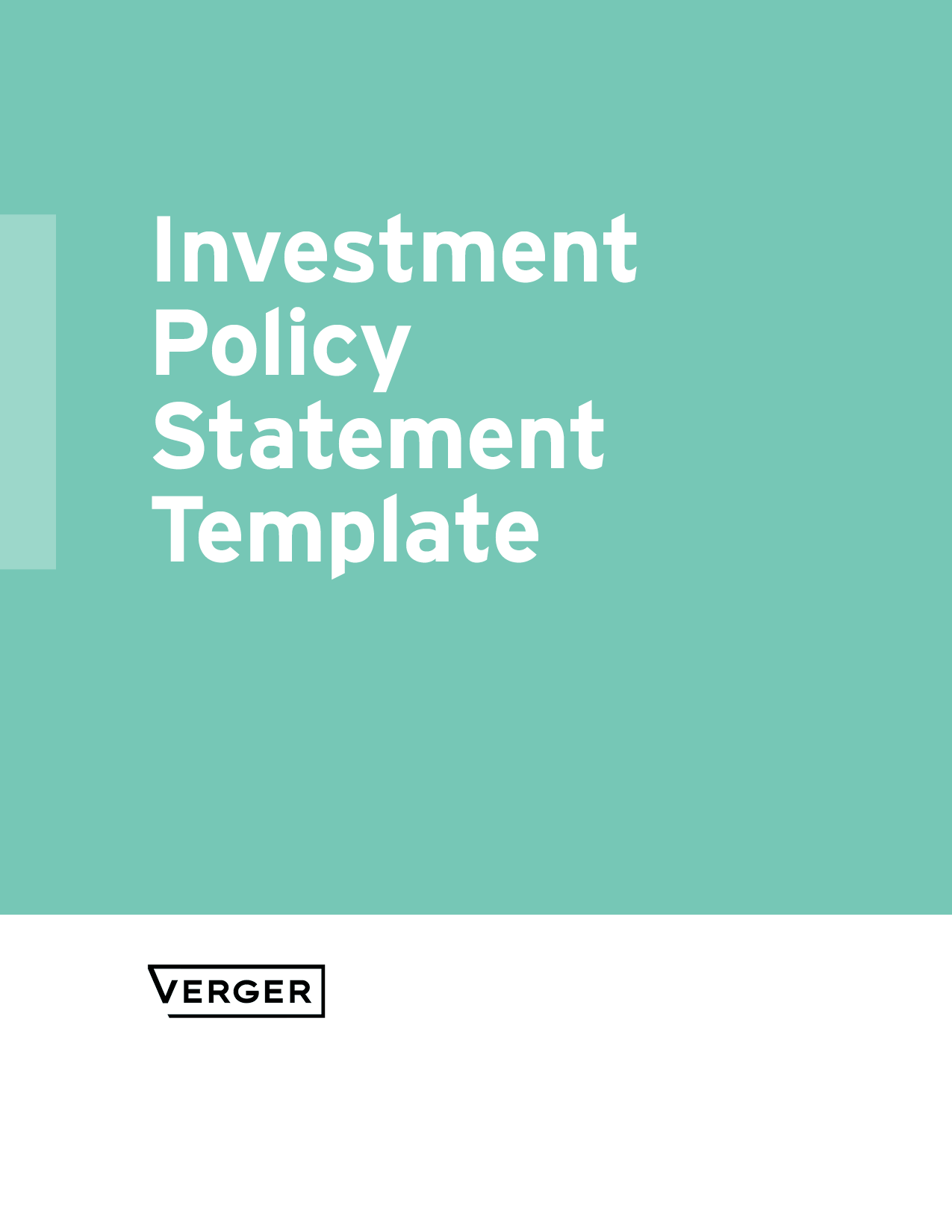verger-investment-policy-statement