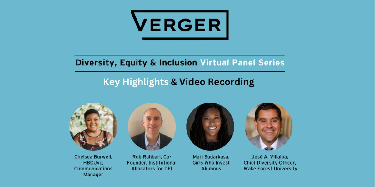 Diversity, Equity & Inclusion Panel Series: Key Highlights and Recording
