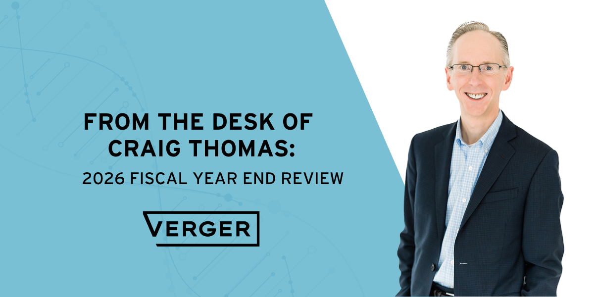 From the desk of Craig Thomas 2026 FYE Review