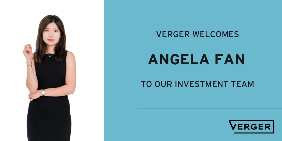 Verger Welcomes Angela Fan to the Investment Team