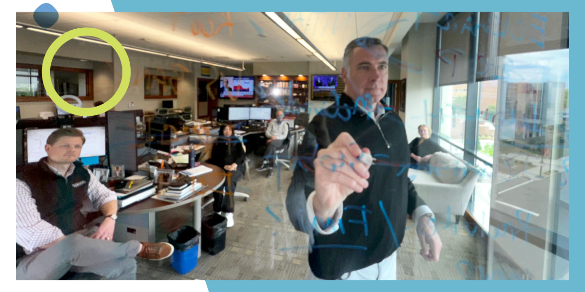 Verger conducts annual whiteboard sessions