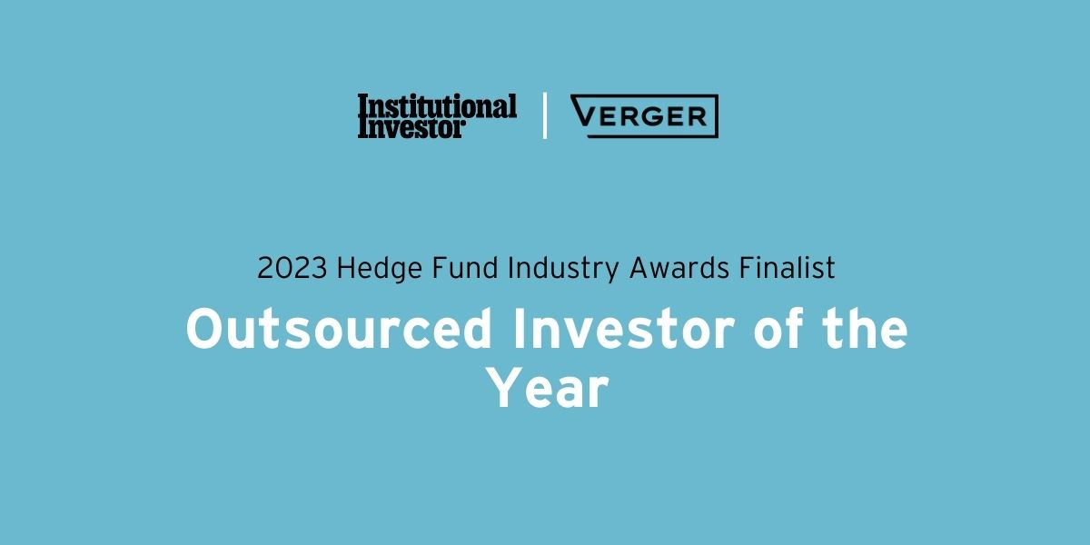 Verger Nominated for Outsourced Investor of the Year