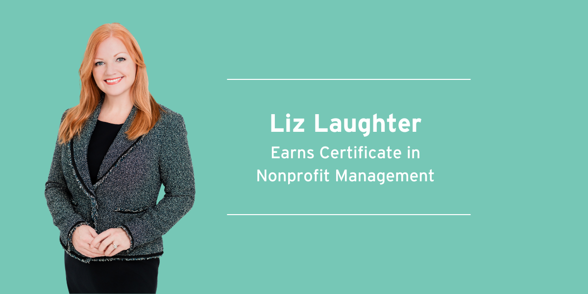 Liz Laughter Earns Certificate in Nonprofit Management