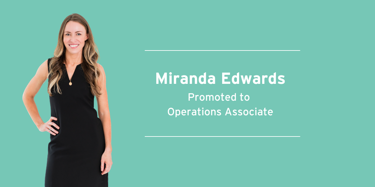 Verger Promotes Miranda Edwards to Operations Associate