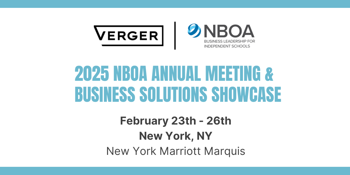 Join Verger at the 2025 NBOA Annual Meeting