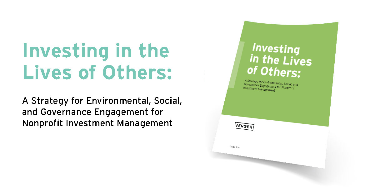 Whitepaper: ESG Engagement for Nonprofit Investment Management