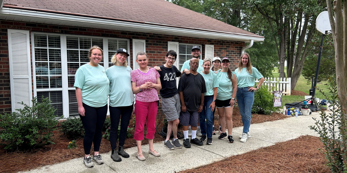 The Verger Team volunteering at Springwell Network