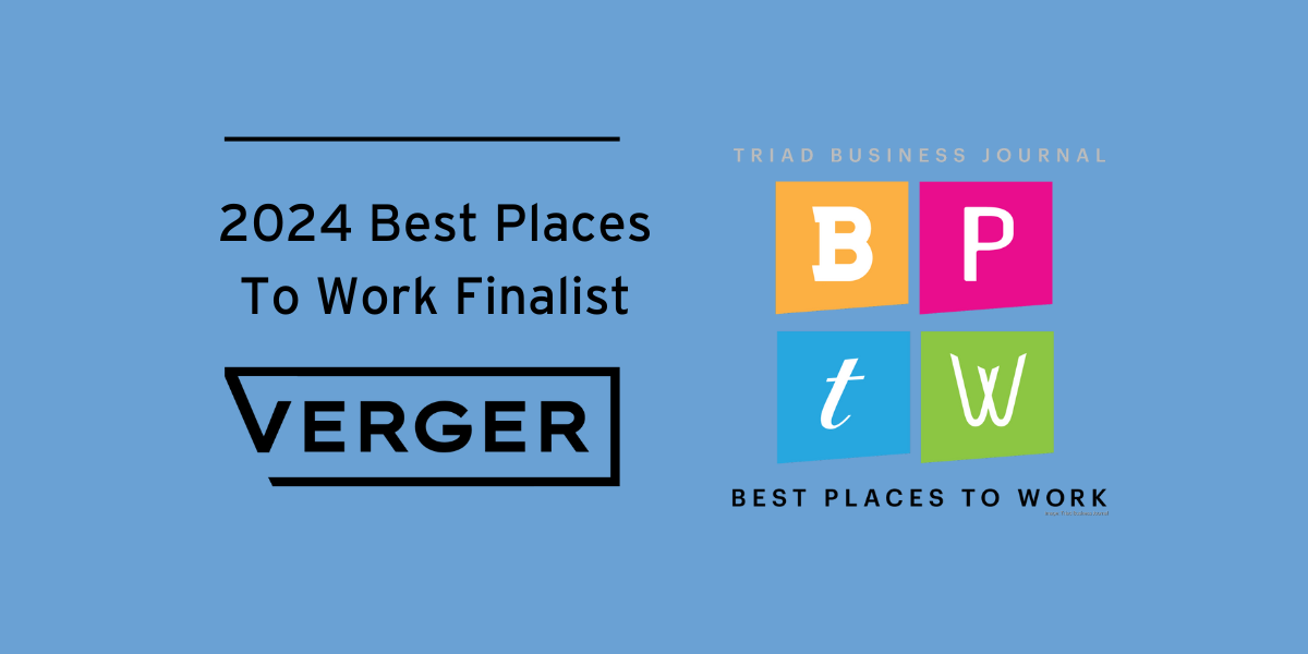 Verger Recognized as a Triad Best Places to Work