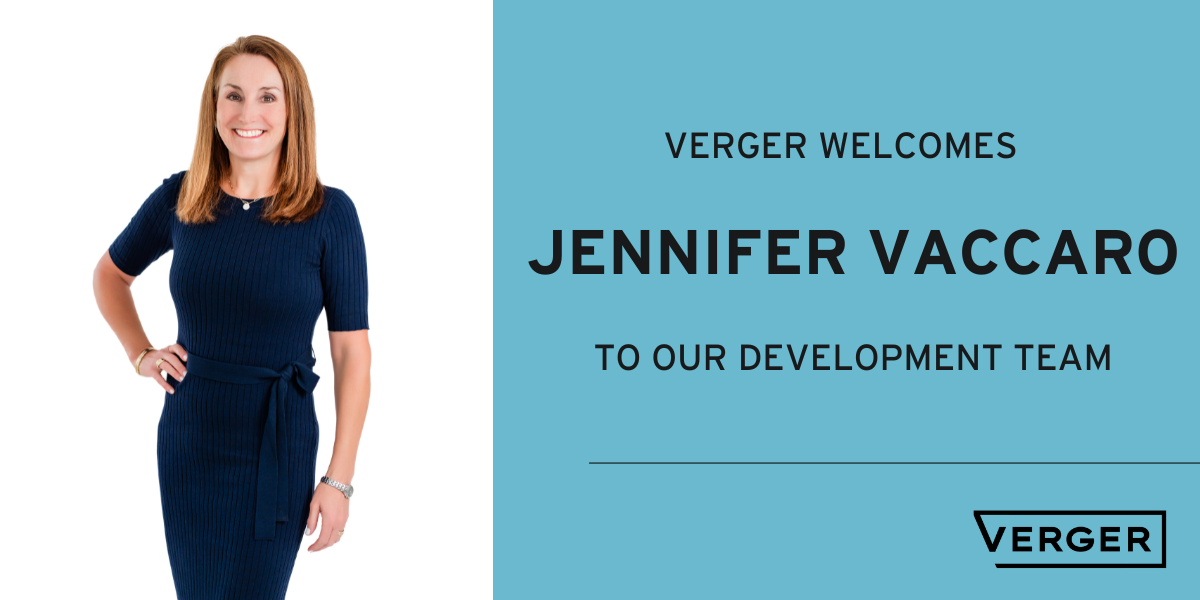 Verger Welcomes Jennifer Vaccaro to team