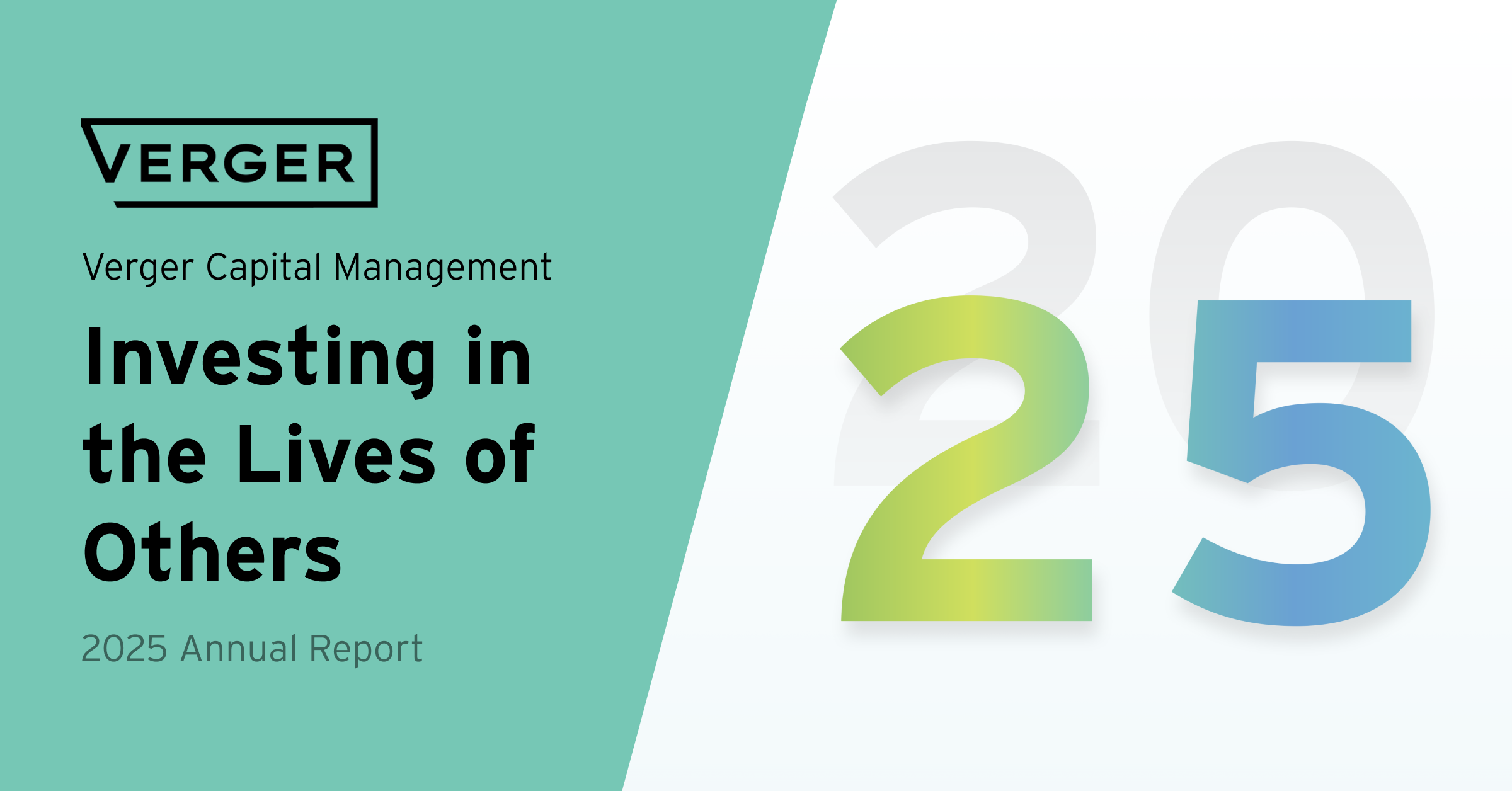 Verger's 2025 Annual Report 